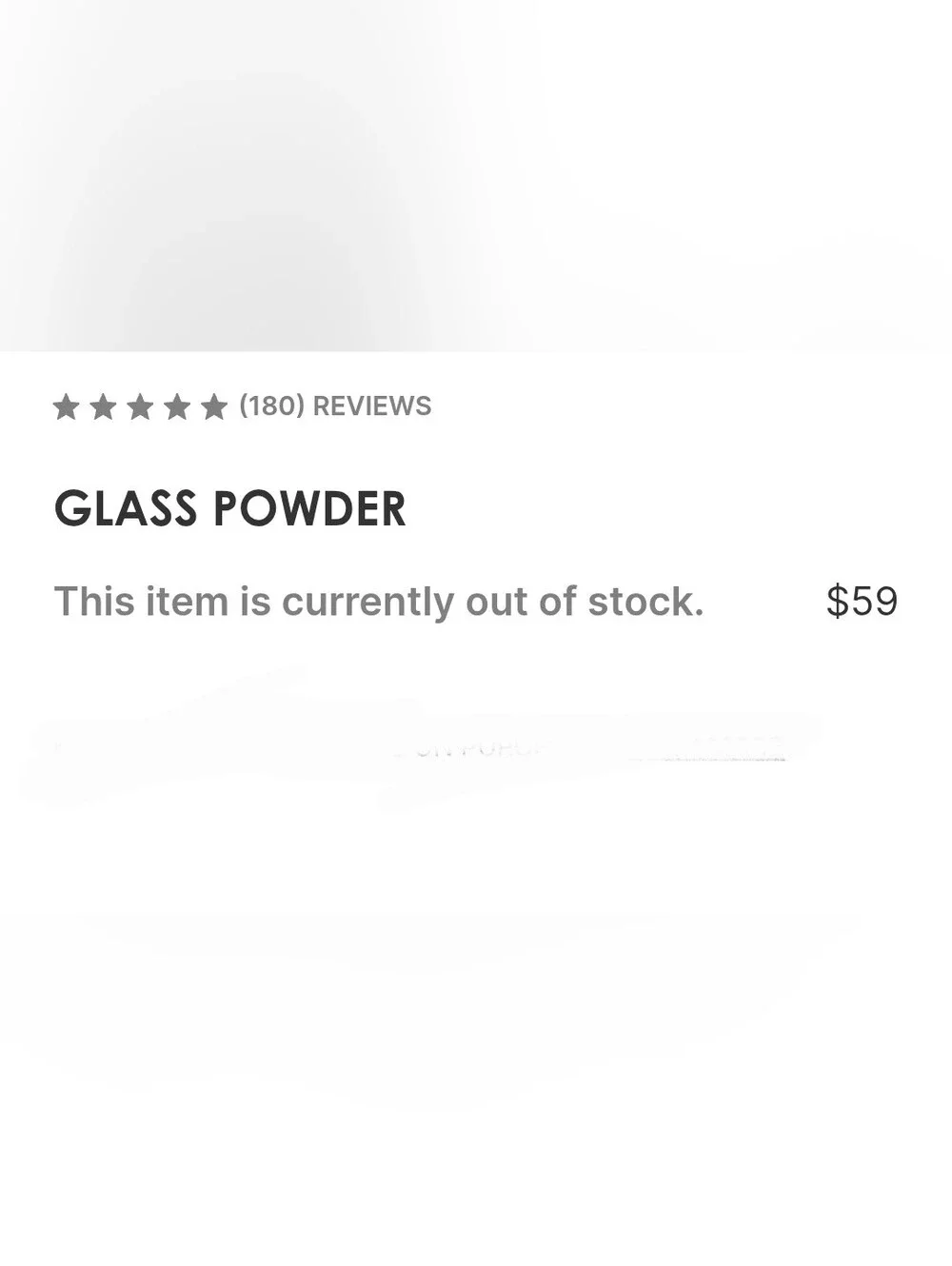 Rodial Glass Powder- Full Size 8g BNIB- MSRP $59